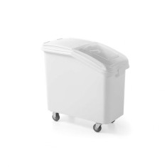 Container pentru alimente uscate, 98 lt, echipat cu capac si 4 roti, Amerbox, 394x749x(H)711 mm foto