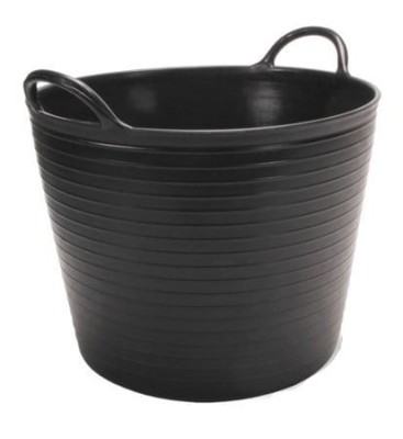 Galeata FLEXTUB din plastic neagra Nr.1 (25 L) - RUBI-88771 foto