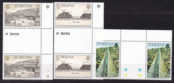 St. Helena 1979 vederi MI 321-323 perechi MNH w59