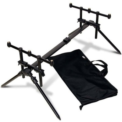 ROD POD NGT ALUMINIU QUICKFISH CU 3 POSTURI + HUSA DE TRANSPORT foto