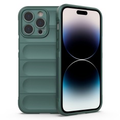 Husa antisoc iPhone 14 Pro Max Verde TCHMS foto