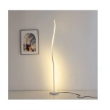 Lampa de podea LED 28W cu design valuri&ndash; iluminare eleganta si moderna, 28 x 2.3 x 140 cm