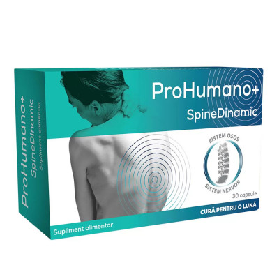 Pro Humano + Spine Dinamic, 30 capsule, Pharmalinea foto