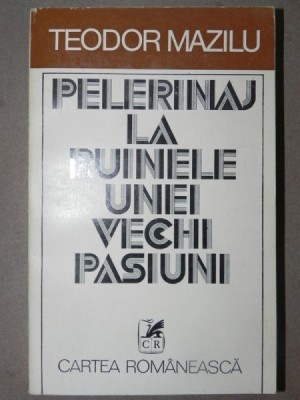 PELERINAJ LA RUINELE UNEI VECHI PASIUNI - TEODOR MAZILU 1980 foto