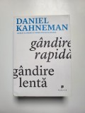 Gandire rapida, gandire lenta de Daniel Kahneman
