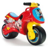 Moto Ride-On, Injusa, Neox Disney Mickey Mouse, fara pedale, Rosu