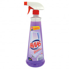 Solutie Spray Geamuri AVIAS, 750 ml, Mov, Pulverizator pentru Geamuri si Sticla, Solutie Curatat Geamuri, Detergent de Geamuri, Solutie Spalat Geamuri