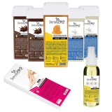 Cumpara ieftin Kit Epilare Ceara Consumabile SensoPRO Milano, Chocolate Mousse