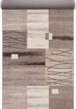 Cumpara ieftin Traversa Festonata Surfilata, Model Daffi 13068-120, Inaltime Fir 6 mm, Latime 0.6m, Marime 60 x 300 cm, Bej, Maro, Antialergic, Polipropilena, Living