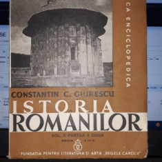 Constantin C. Giurescu - Istoria Romanilor - 1940 - volumul 2 partea 2-a