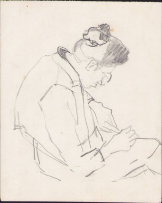 A1613 Schiță de Dimitrie &amp;bdquo;Puiu&amp;rdquo; Eitel, nesemnată foto