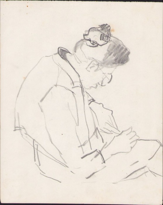 A1613 Schiță de Dimitrie &bdquo;Puiu&rdquo; Eitel, nesemnată