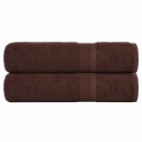 Gossi prosoape de baie, frogn, 2 buc., maro, 100x150 cm, 360 g/m2