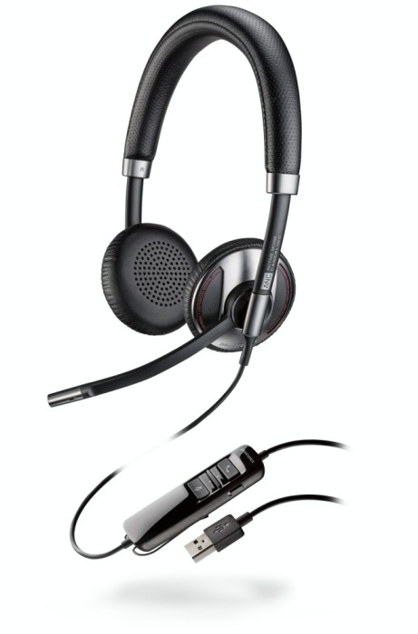 Casca Call Center Plantronics BLACKWIRE C725-M , USB, Microsoft Certified, Binaural, Noise Canceling Casca Call Center Plantronics BLACKWIRE C725-M , USB, Microsoft Certified, Binaural, Noise Canceling