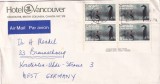 FILATELIE TEMATICA - PLIC CANADA TEMATICA FAUNA CAI AIRMAIL, Stampilat