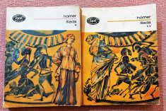 Iliada 2 volume. Colectia B.P.T. Nr. 1062, 1063. Editura Minerva, 1981 - Homer foto