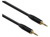 Cablu Jack 3,5mm dublu mufă 15m negru REDS MUSIC AU19150BX, &Oslash;6mm