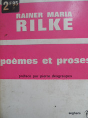 Poemes Et Proses - Rainer Maria Rilke ,530235 foto