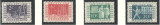 Olanda 1952 Mi 593/96 MNH - 100 de ani de timbre, Nestampilat
