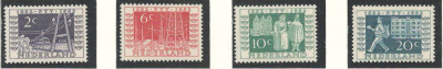 Olanda 1952 Mi 593/96 MNH - 100 de ani de timbre foto