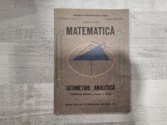Matematica.Geometrie analitica.Manual pentru clasa a XI a- Const.Udriste,etc