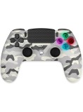 Wireless Controller 3,5mm Jack Slot Led White Camo PC|PS3|PS4