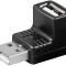 Adaptor USB A m-t 90grd