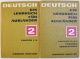DEUTSCH - EIN LEHRBUCH FUR AUSLANDER 2. - LEKTION 1- 24 von HANS LINDNER und MARTIN LOSCHMANN , 1974
