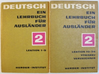 DEUTSCH - EIN LEHRBUCH FUR AUSLANDER 2. - LEKTION 1- 24 von HANS LINDNER und MARTIN LOSCHMANN , 1974 foto