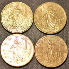 50 euro cent Franta 1999, 2000, 2001, 2002