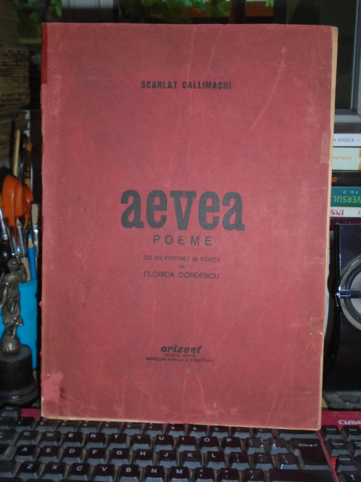 SCARLAT CALLIMACHI - AEVEA , PORTRET DE FLORICA CORDESCU , 1948 , EX. 14 / 101