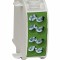 Clema de derivatie Cu-Al 25mmp 1P galben verde Schrack IKA26130