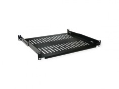 Sertar pentru cabinet 19&quot; 1U 485x400mm max 25kg Negru, Value 26.99.0403