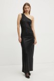 Morgan rochie RSHOK culoarea negru, maxi, evazată, RSHOK