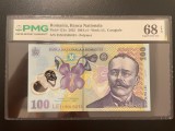 Romania 100 lei 2025 pick 121o grad 68 pmg
