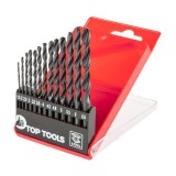 Set burghie de metal HSS 1,5-6,5mm 13 buc TOP TOOLS 60H713 HardWork ToolsRange