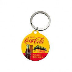 Breloc metalic - Coca Cola - In Bottles Yellow foto