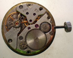 K.194 MECANISM CEAS BARBATESC VOSTOK WOSTOK BOCTOK SU 2214 17 JEWELS DEFECT foto