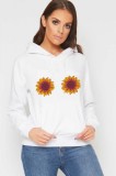 Cumpara ieftin Hanorac dama alb - Sunflower - M