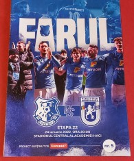 Program meci fotbal FARUL CONSTANTA - FC UNIVERSITATEA CRAIOVA (24.01.2022)