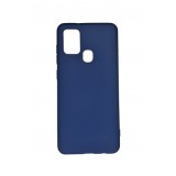 Husa Silicon Matt Samsung G985 Galaxy S20 Plus Blue