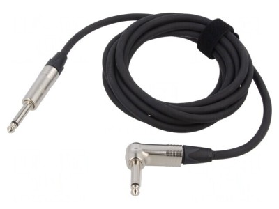 Cablu Audio Jack 6.3mm 3m Mufă Dreaptă și &amp;Icirc;n Unghi foto