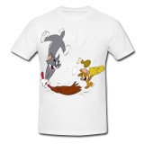 Tricou &quot; Tom and Jerry - chasing &quot;