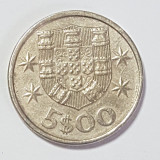 Portugalia 5 escudos 1974, Europa