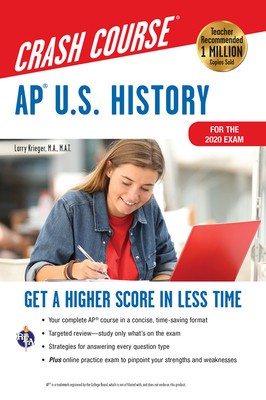 Ap(r) U.S. History Crash Course, for the New 2020 Exam, Book + Online foto