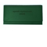 Agenda saptamanala tip planner 2026, culoare verde