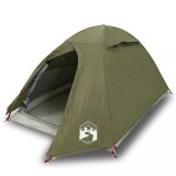 Cumpara ieftin Cort camping cupola 2 persoane verde masliniu impermeabil