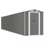 Cumpara ieftin Sopron de gradina, gri deschis, 192x1021x223 cm otel galvanizat