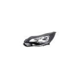 Far Ford Focus 3 12.2010-11.2014 Visteon dreapta fata, tip bec H1+H7, culoare negru, cu lumini de zi