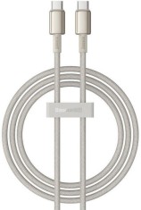 CABLU alimentare si date Baseus Tungsten, Fast Charging Data Cable pt. smartphone, USB Type-C la USB Type-C 100W, braided, 1m, galben &amp;quot;P10319800G21-00 foto